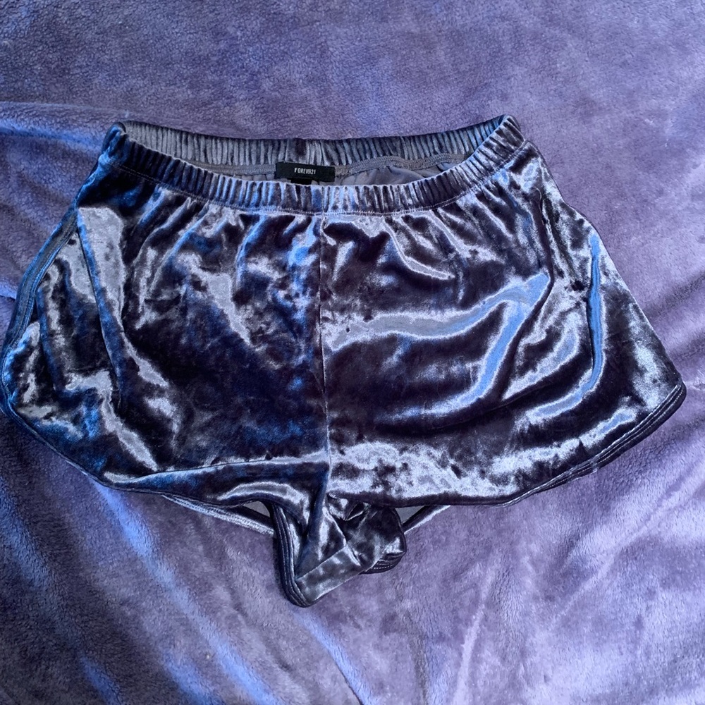 Crushed Velvet Shorts